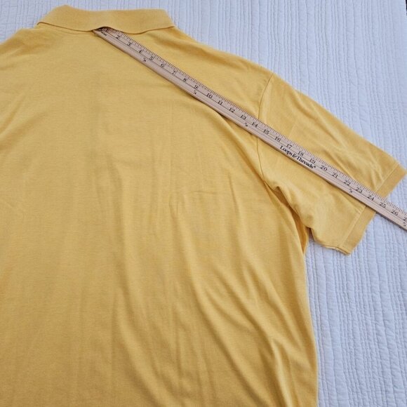 Polo Ralph Lauren 100% Cotton Polo Shirt Men's 4XLT Yellow NEW Flesh Pony NWT - Picture 16 of 16